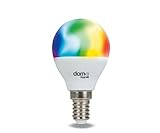 Beghelli - LED-Lampe Alexa Smart SFERA E14 5W RGB-CCT WiFi, Kompatibel mit der Anwendung, Einfache Hausautomation, Sprachsteuerung, Farbeinstellung