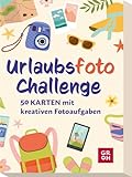 Urlaubsfoto-Challenge: 50 Karten mit kreativen Fotoaufgaben | Für Urlaub und Reise, besondere Fotos und unvergessliche Erinnerungen (Geschenkideen für Reisefans)