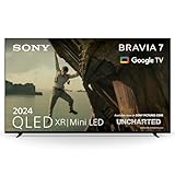Sony BRAVIA 7 QLED (XR l Mini LED) 75 Zoll 4K HDR Google Smart TV (2024) | Gaming-Funktionen, IMAX, Dolby Vision Atmos, Chromecast, AirPlay, 120Hz 75XR70