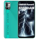 UMIDIGI Power 5 Smartphone Ohne Vertrag,3GB+64GB Handy Günstig,6150mAh Akku,Android 11 Handy ohne vertrag,6,53' HD+ Display,Octa Core,16MP+8MP,3-Kartenfächer,Dual SIM 4G Handys/OTG(Grün)