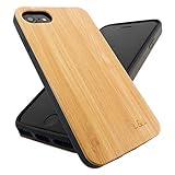 LOAM & LORE Wood Phone Case | Real Bamboo Eco Friendly iPhone SE3 Case | iPhone SE2 Case | iPhone 6,7,8 Case Bamboo Plant Based and Sustainable Zero Waste Vegan Wooden Protective Phone Cover