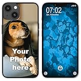 PhoneNatic personalisierte Handyhülle für iPhone 15 Custom Silikon Case in Clear zum selbst gestalten mit eigenem Foto Bild Text individuell