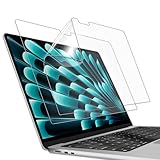 JETech Schutzfolie für MacBook Air 13,6 Zoll (Modell 2024/2022, M3/M2), Blendfreiem Matt PET Displayschutz, Anti Fingerabdruck, 2 Stück