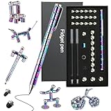 Magnetischer Kugelschreiber, Lustig Multifunktions Magnetstift, Fidget Toys Fidget Pen Magnet Stift Coole Stifte Coole Gadgets, Stressabbau Druckkugelschreiber Geschenk für Junge Männer Frauen Kinder